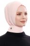 Narin - Rosa Praktisk One Piece Crepe Hijab