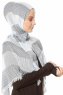 Necla - Blå To Farget Hijab - Özsoy