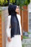 Nija - Svart Mønstret Hijab - Sal Evi