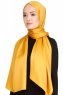 Nuray Glansig Senapsgul Hijab 8A06b
