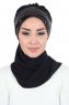 Olga - Svart & Svart Praktisk Hijab
