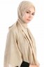 Özlem Taupe Hijab Sjal Madame Polo 130005-4