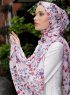 Pariza - Rosa Mønstret Hijab