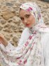 Pariza - Gul Mønstret Hijab