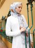 Pariza - Sennepsgul Mønstret Hijab