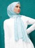 Pariza - Lysegrønn Mønstret Hijab
