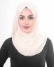 Pale Dogwood Puder Bomull Voile Hijab 5TA82a