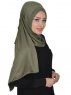 Pia Khaki Praktisk Hijab Ayse Turban 321410b