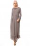 Samiya - Grå Chiffon Kjole - Burun
