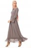 Samiya - Grå Chiffon Kjole - Burun