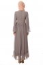 Samiya - Grå Chiffon Kjole - Burun