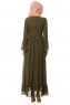 Samiya - Khaki Chiffon Kjole - Burun