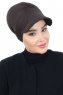 Sandra - Brun Bomull Turban - Ayse Turban