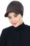 Sandra - Brun Bomull Turban - Ayse Turban