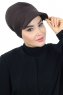 Sandra - Brun Bomull Turban - Ayse Turban