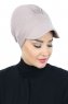 Sandra - Taupe Bomull Turban - Ayse Turban