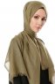 Selma - Lys Khaki Hijab - Gülsoy
