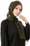 Selma - Mørk Grønn Hijab - Gülsoy
