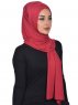 Sofia - Bordeaux Praktisk Bumull Hijab