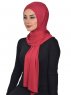 Sofia - Bordeaux Praktisk Bumull Hijab