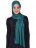 Sofia - Mørk Grønn Praktisk Bumull Hijab