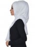 Sofia - Hvit Praktisk Bumull Hijab