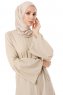 Soraya - Beige Abaya - Miss Cazibe