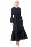 Soraya - Marineblå Abaya - Miss Cazibe