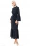 Soraya - Marineblå Abaya - Miss Cazibe