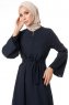 Soraya - Marineblå Abaya - Miss Cazibe