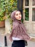 Suha - Brun Leopard Mønstret Bomull Hijab