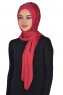 Tamara - Bordeaux Praktisk Bumull Hijab