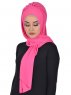 Tamara - Fuchsia Praktisk Bumull Hijab