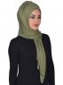 Tamara - Khaki Praktisk Bumull Hijab