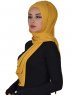 Tamara - Sennepsgul Praktisk Bumull Hijab