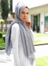 Tharaa - Grå Mønstret Hijab - Sal Evi