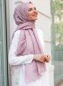 Tharaa - Rosa Mønstret Hijab - Sal Evi