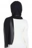 Vera - Blå & Svart Praktisk Chiffon Hijab