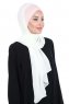 Vera - Gammelrosa & Creme Praktisk Chiffon Hijab