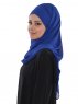 Viola Blå Chiffon Hijab Ayse Turban 325514-2
