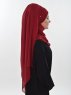 Viola Bordeaux Chiffon Hijab Ayse Turban 325503c