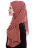 Yara - Clay Praktisk One Piece Crepe Hijab