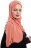 Yara - Lakserosa Praktisk One Piece Crepe Hijab