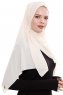Yara - Lys Beige Praktisk One Piece Crepe Hijab