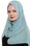 Yara - Mintgrønn Praktisk One Piece Crepe Hijab