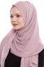 Yara - Mørk Rosa Praktisk One Piece Crepe Hijab