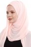 Yara - Rosa Praktisk One Piece Crepe Hijab