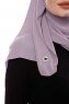 Yara - Steingrå Praktisk One Piece Crepe Hijab
