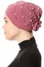 Yaren - Lys Lilla Crepe Chiffon Turban - Sehr-i Sal