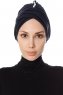 Yonca - Marineblå Turban